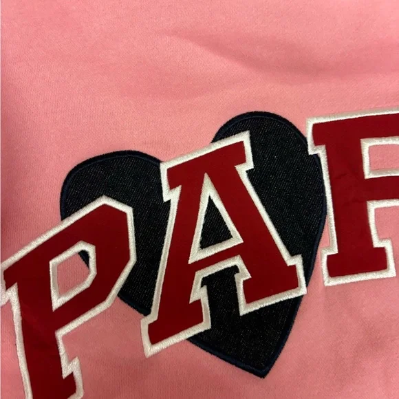 Parke Pink Mockneck With Denim Heart - Valentine’s Collection - Picture 3 of 4